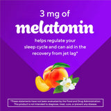 Vitafusion Melatonin Gummies Sugar Free 3mg on a table