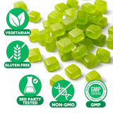 VitaGrade Hemp Gummies 340g with a measuring spoon