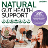 VITAGUT Liquid Probiotics in a glass