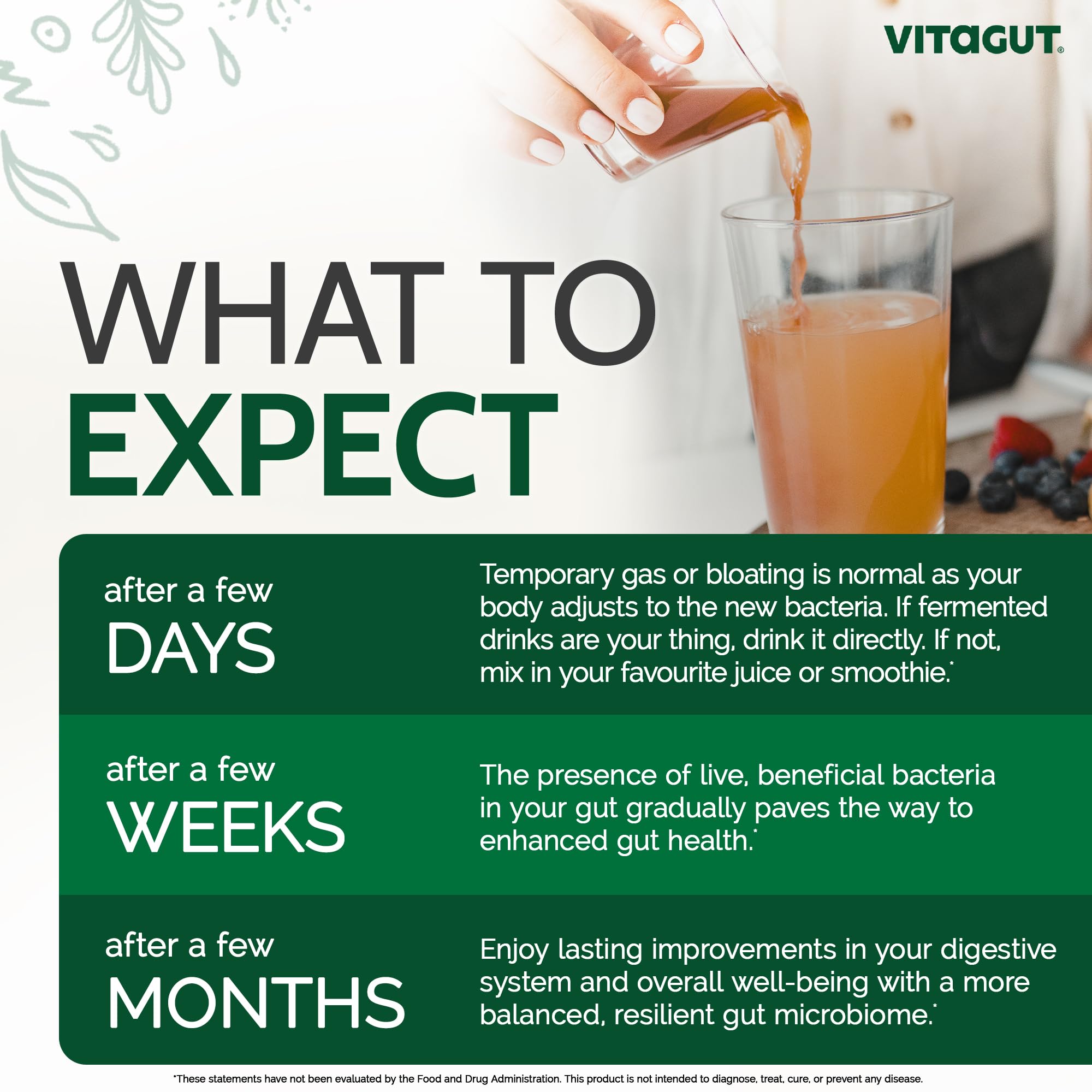 VITAGUT Liquid Probiotics ingredients list