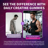 VitaHarbor Creatine Gummies opened bottle showing gummies