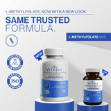 VITAJAX L-Methylfolate 5mg Capsules back view