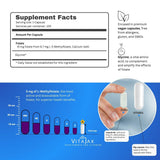 VITAJAX L-Methylfolate 5mg Capsules side view