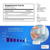 VITAJAX L-Methylfolate capsules in packaging