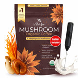 Vital Ace Organic Mushroom Coffee front view with packaging