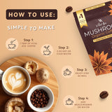 Vital Ace Organic Mushroom Coffee preparation process