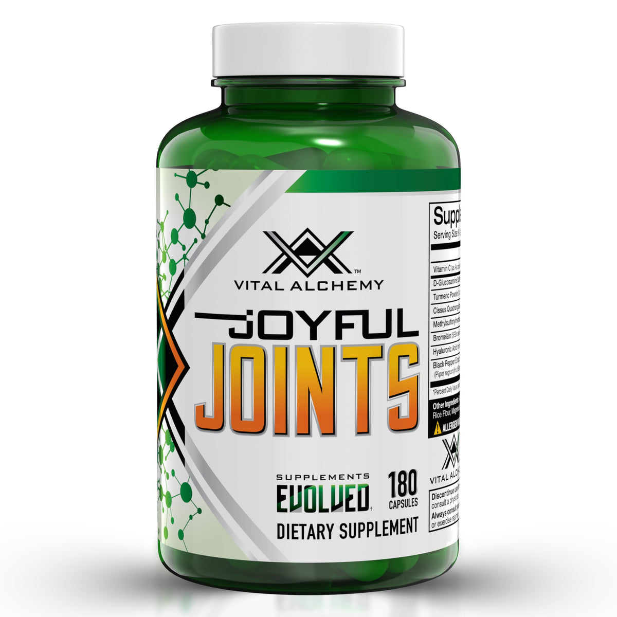 Vital Alchemy Joyful Joints Support Supplement 191g front view