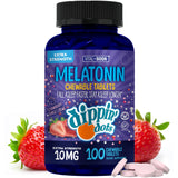 Vital+Boon Dippin' Dots Chewable Melatonin Tablets 10mg front view