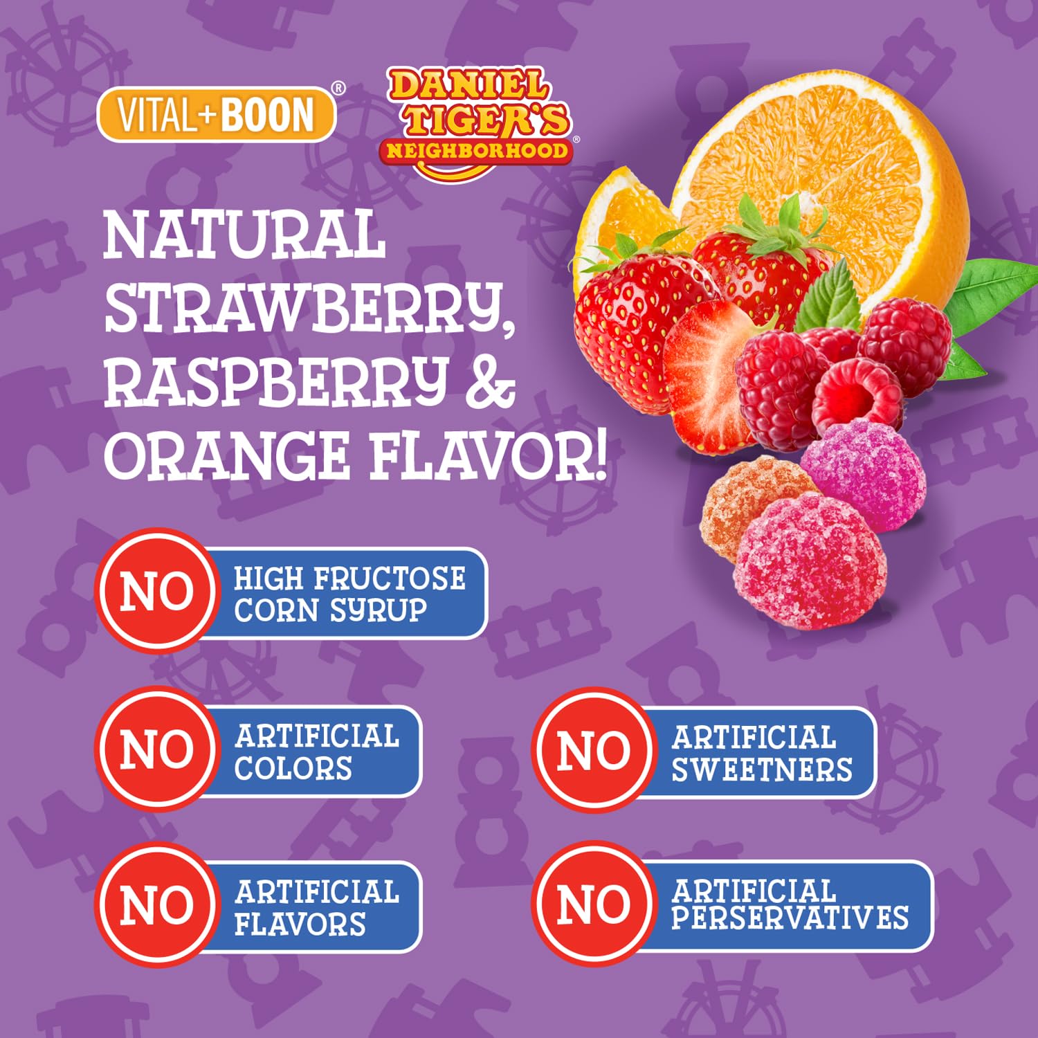 Vital+Boon Gummy Multivitamins for Kids side view