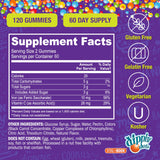 Vital+Boon Iron Gummies showing serving size
