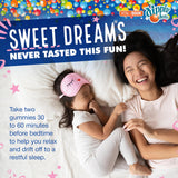 Vital+Boon Kids Melatonin Gummies displayed with two gummies