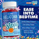 Vital+Boon Melatonin Gummies 2.5mg Strawberry Creme back view