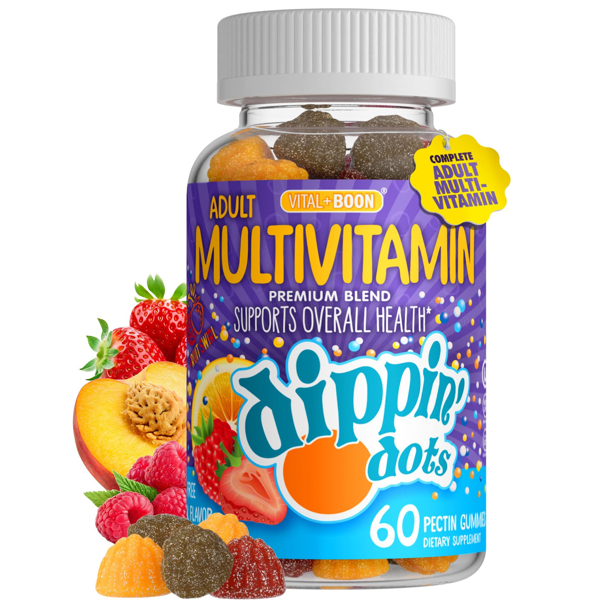 Vital+Boon Multivitamin Gummies bottle front view