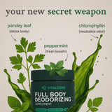 Vital Core Body Deodorizing Supplement capsules close-up