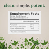 Vital Core Body Deodorizing Supplement with a measuring spoon