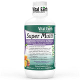 Vital Earth Minerals Super Multi Liquid Multivitamins 32 Oz bottle front view