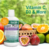 Vital Earth Minerals Super Multi Liquid Multivitamins ingredients list