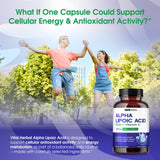 VITAL HERBAL Liposomal Alpha Lipoic Acid bottle side view