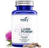 Vital-J Empowering Milk Thistle Herbal Supplement front view of packaging
