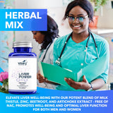 Vital-J Empowering Milk Thistle Herbal Supplement on a kitchen counter