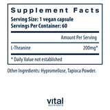 Vital Nutrients 5-HTP Capsules 200mg side view