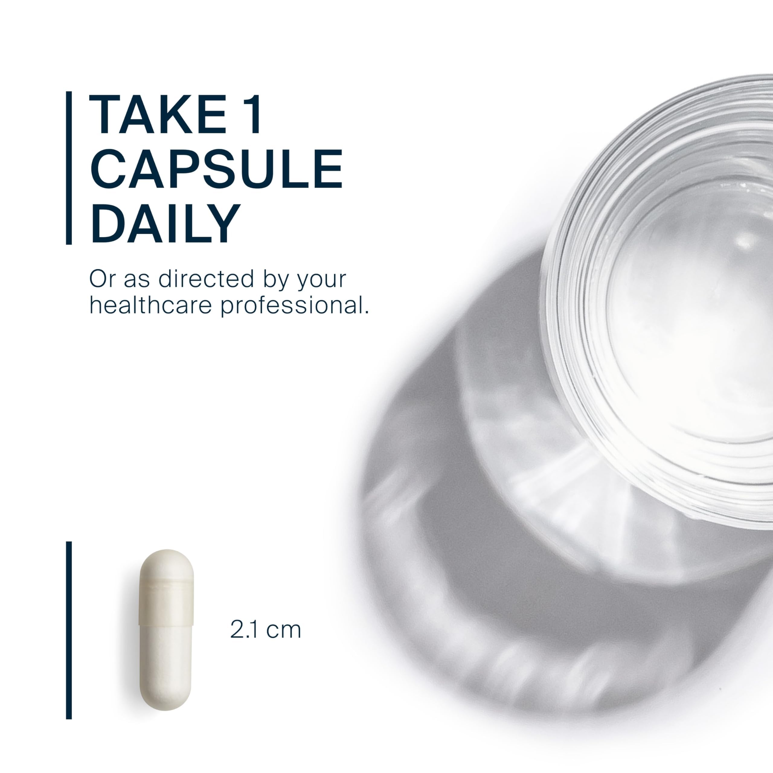 Vital Nutrients 5-HTP Capsules 200mg with a measuring spoon