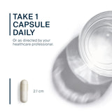 Vital Nutrients 5-HTP Capsules 200mg with a measuring spoon