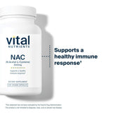 Vital Nutrients Acetyl-L-Carnitine 600mg Capsules bottle with label