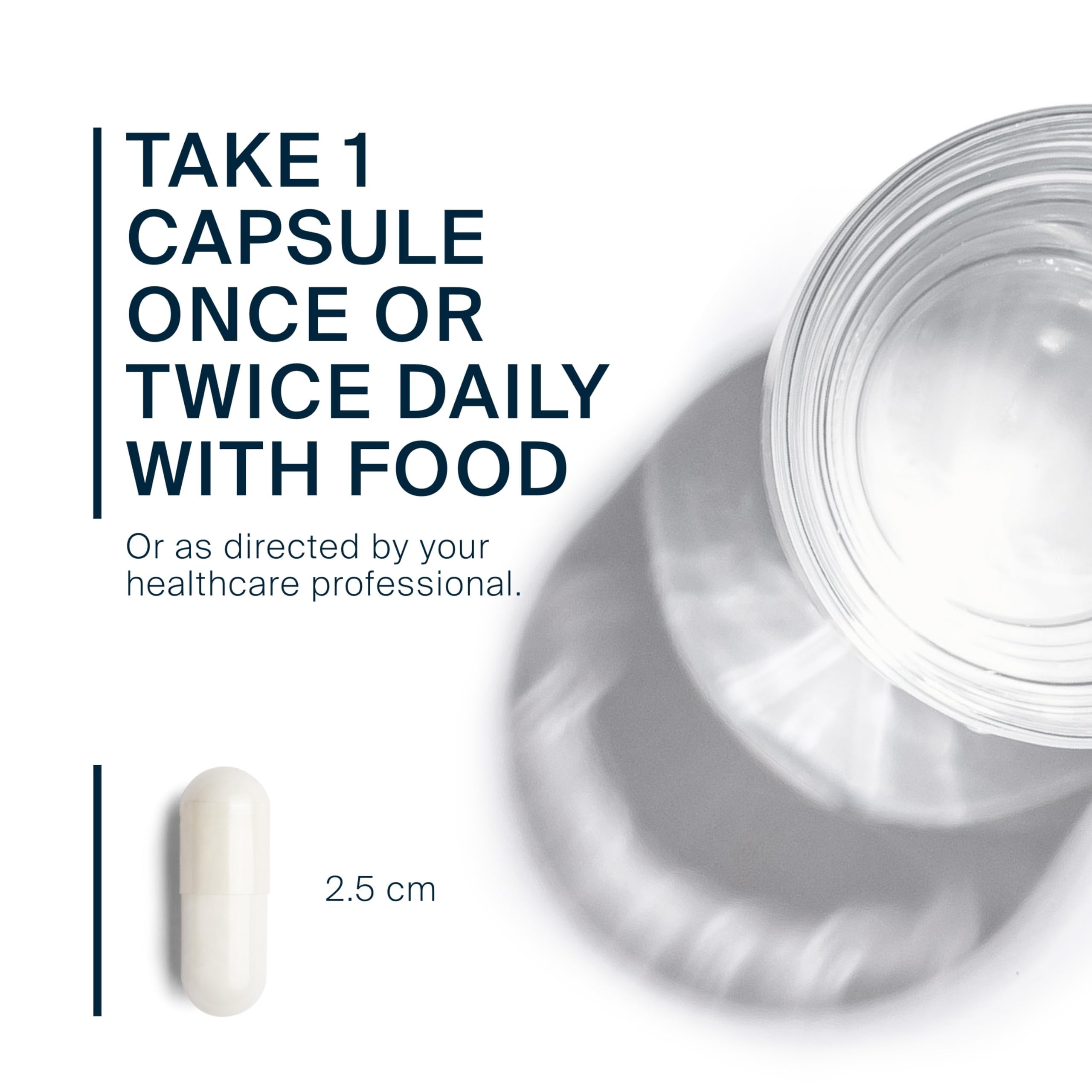 Vital Nutrients Acetyl-L-Carnitine 600mg Capsules with a measuring spoon