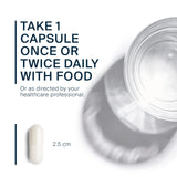Vital Nutrients Acetyl-L-Carnitine 600mg Capsules with a measuring spoon