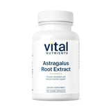 Vital Nutrients Astragalus 600mg vegan capsules front view