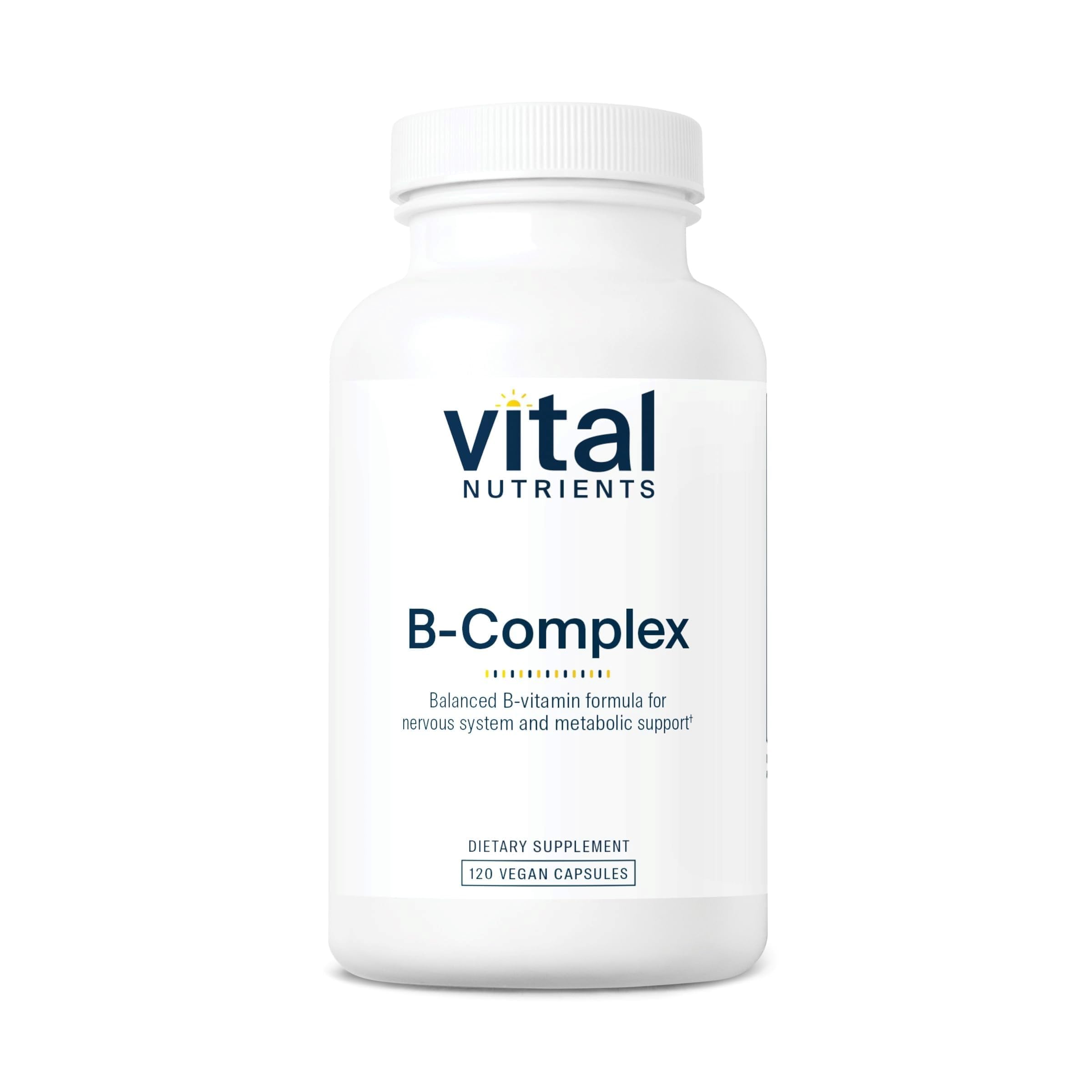 Vital Nutrients B-Complex Vitamins front view of packaging