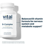 Vital Nutrients B-Complex Vitamins packaging with ingredient list