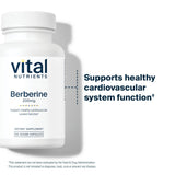 Vital Nutrients Berberine Supplement on a wooden table