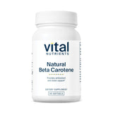 Vital Nutrients Beta Carotene 7500mcg Softgels front view