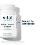 Vital Nutrients Black Cohosh Supplement alongside herbal teas