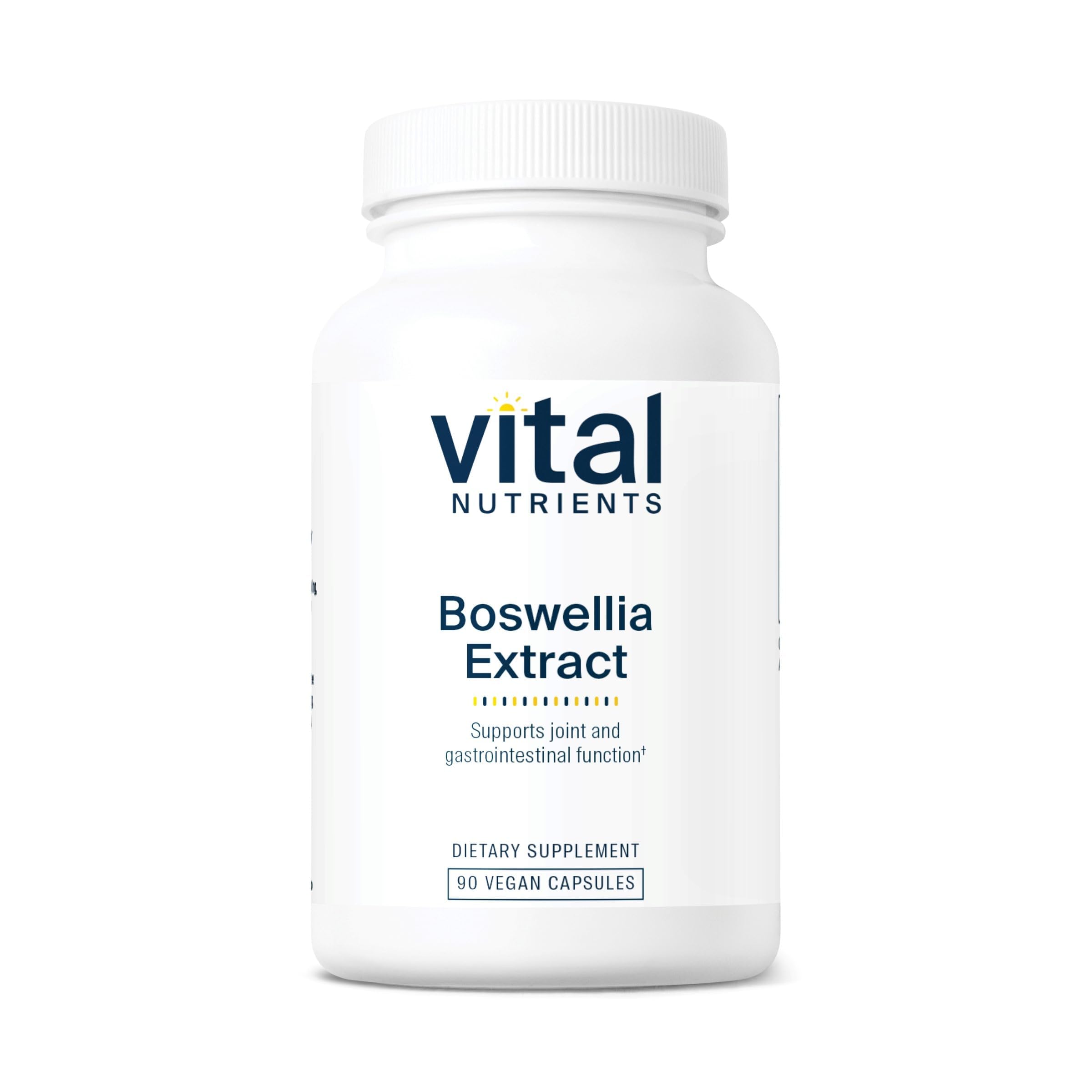 Vital Nutrients Boswellia Extract 400mg Vegan Capsules front view