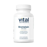 Vital Nutrients Bromelain Supplement 375mg vegan capsules front view