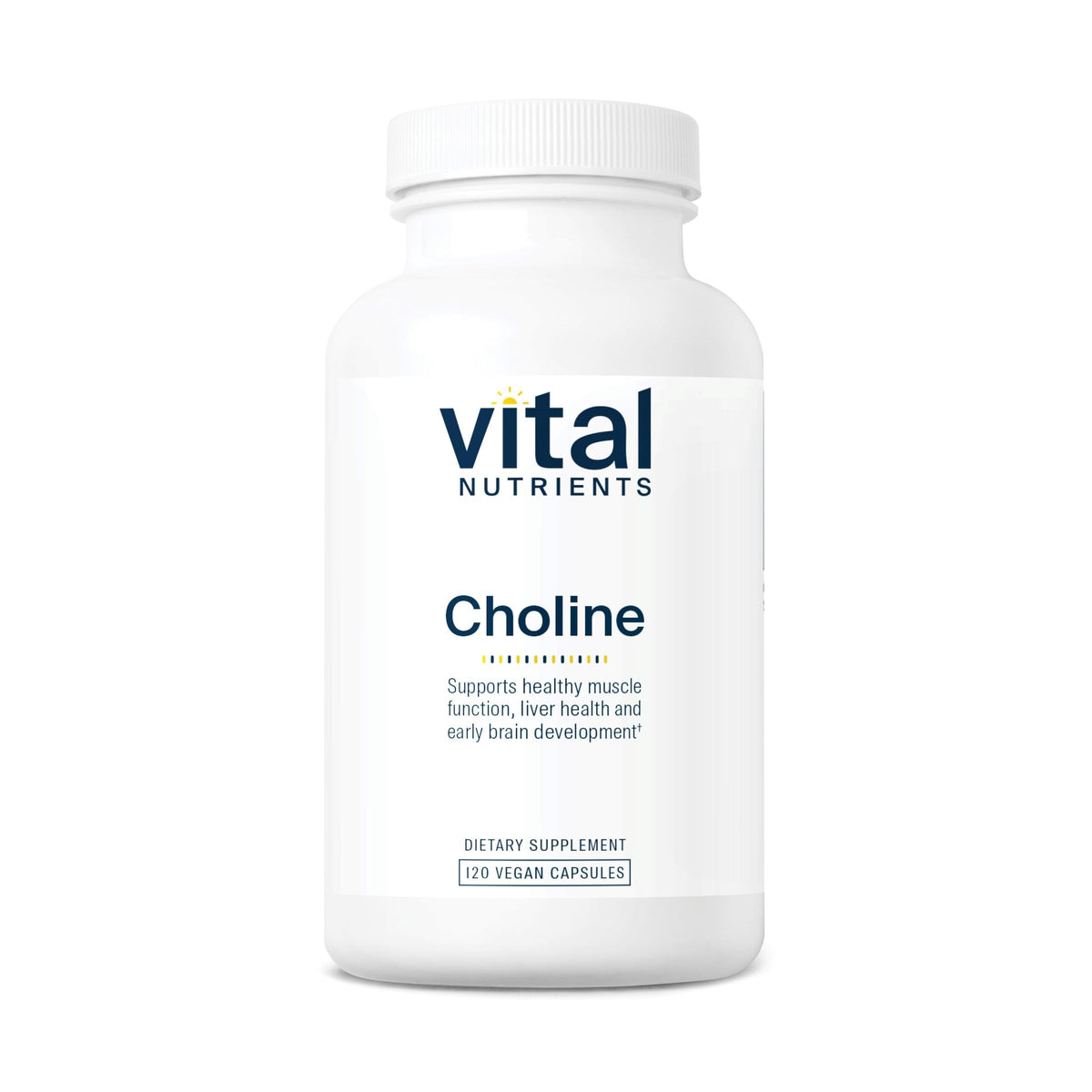 Vital Nutrients Choline Supplement 550mg front view of packaging