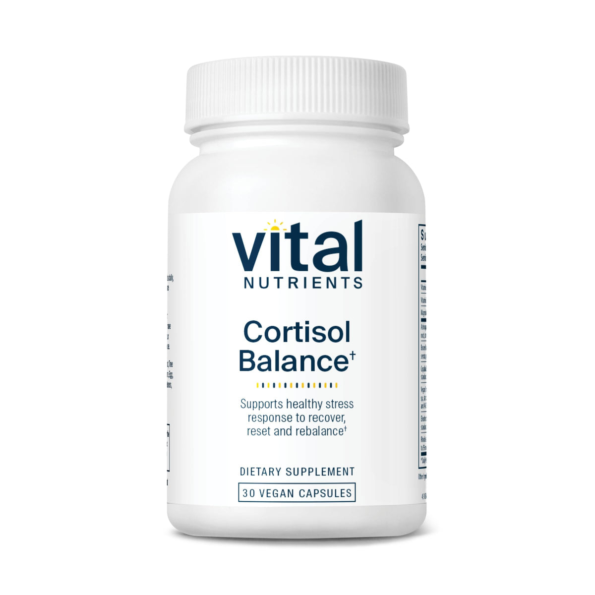 Vital Nutrients Cortisol Balance Supplement front view with packaging