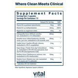 Vital Nutrients Cortisol Balance Supplement side view showing capsule