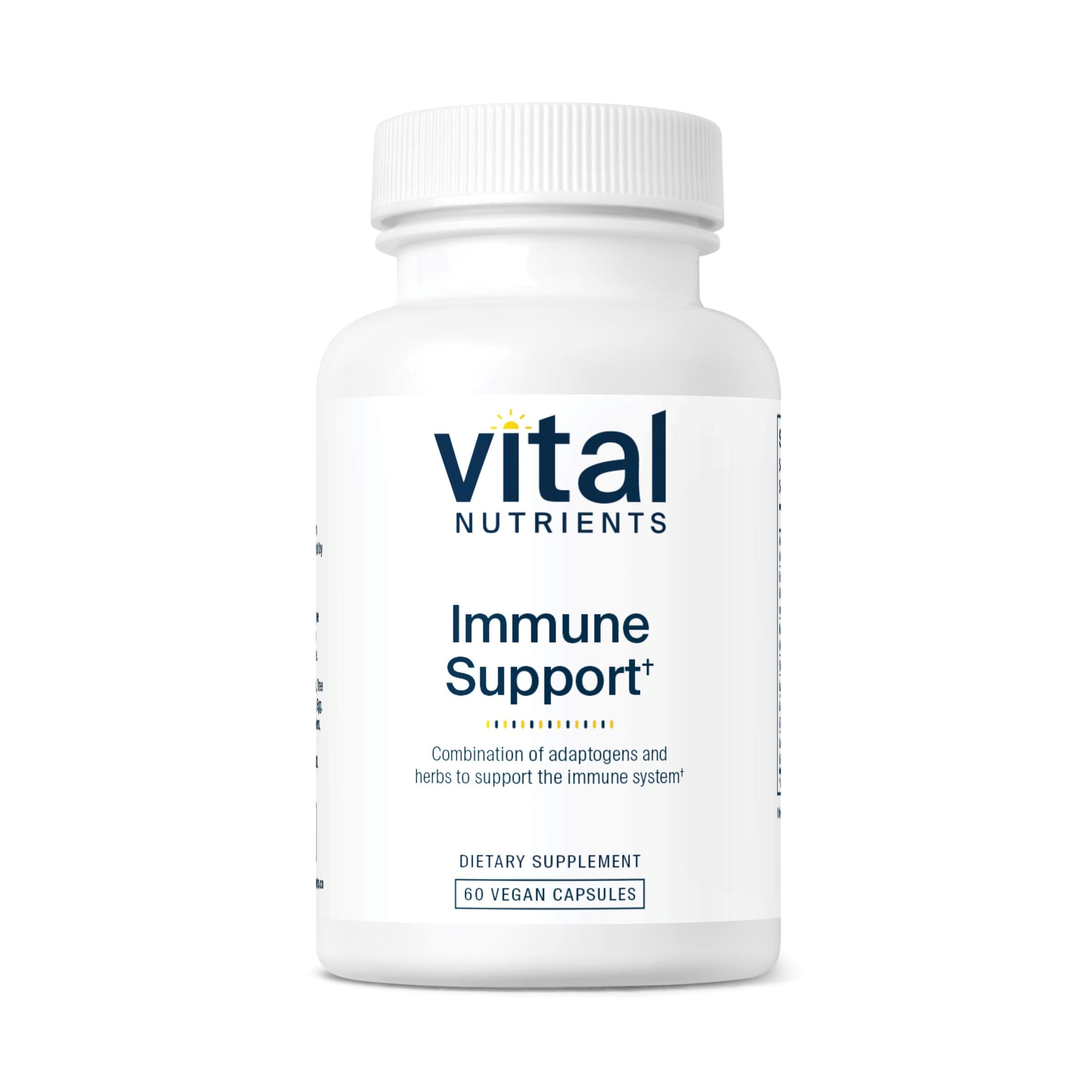 Vital Nutrients daily wellness Support Herbal Supplement 60 Capsules front view