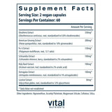 Vital Nutrients Energy Plus Ginseng Capsules side view
