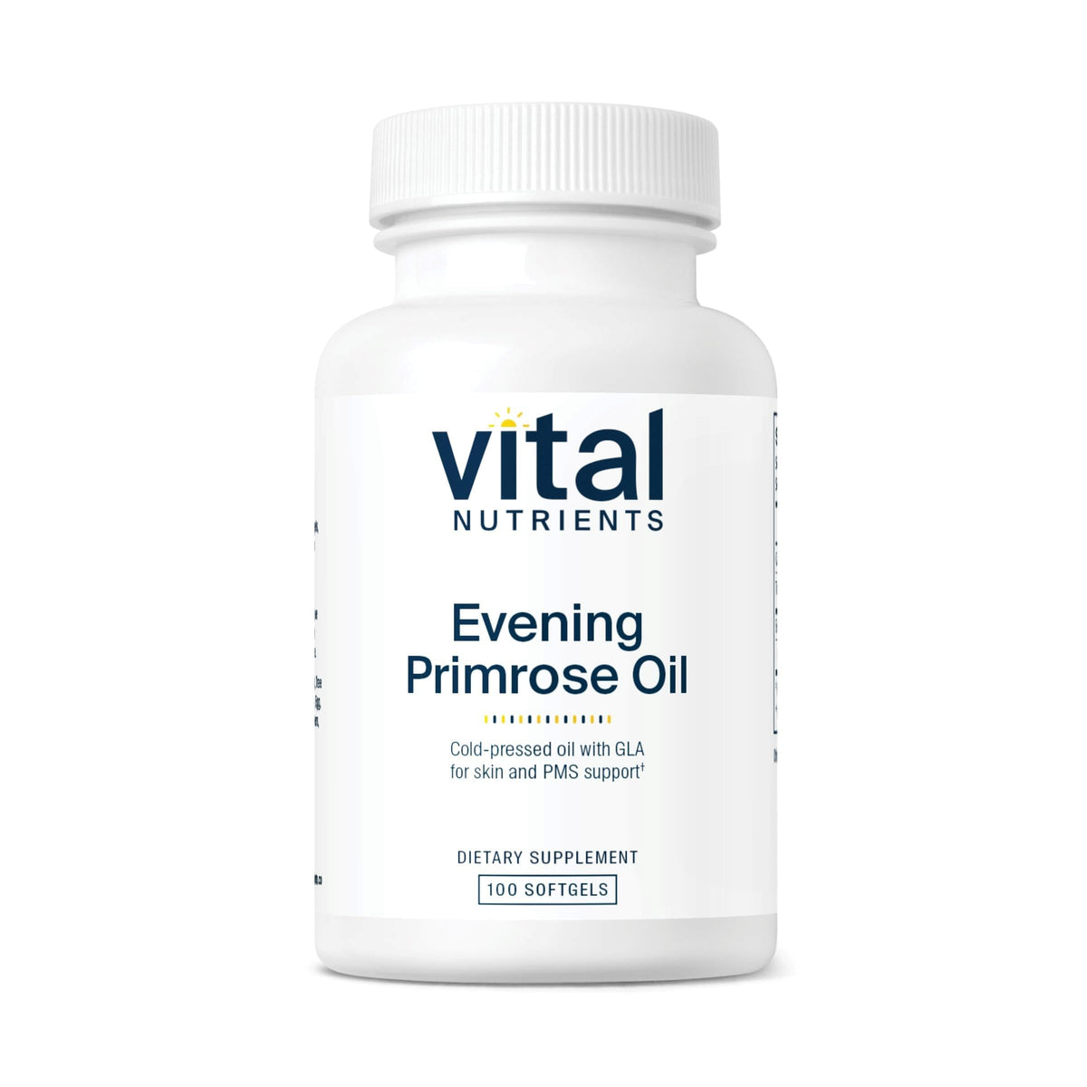 Vital Nutrients Evening Primrose Oil 1000mg softgel front view