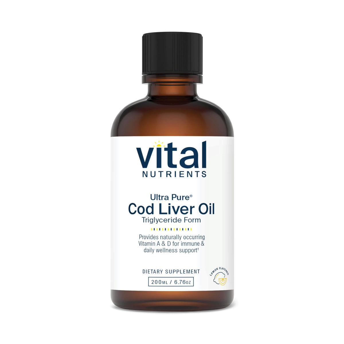 Vital Nutrients Fish Oil Supplement 960mg Omega 3 front view