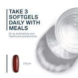Vital Nutrients Flax Seed Oil 3000mg softgels in packaging