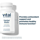 Vital Nutrients Herbal Biotic 60 Capsules with a measuring spoon