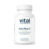 Vital Nutrients Iron Plus C 100 capsules front view
