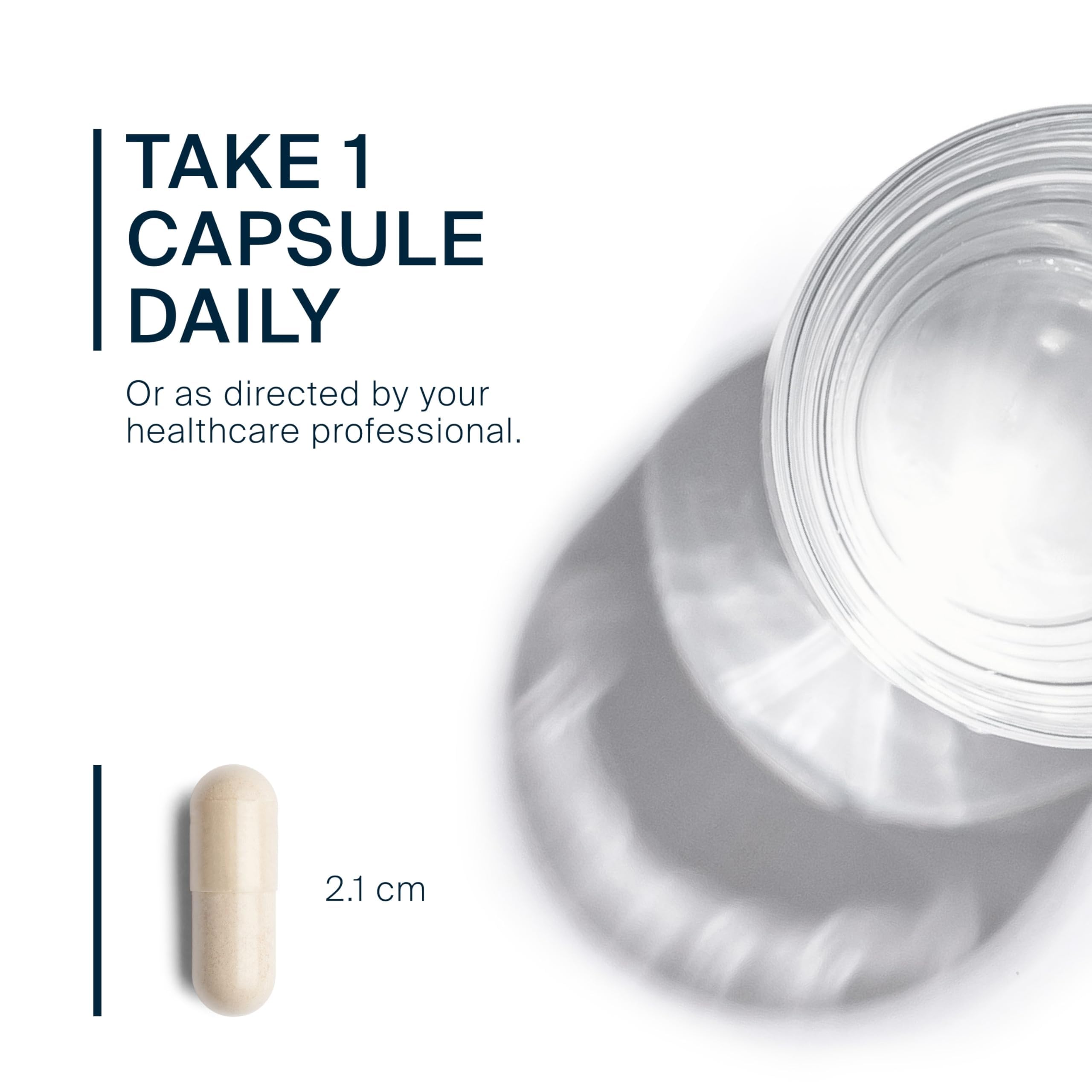 Vital Nutrients Iron Plus C capsules in a hand