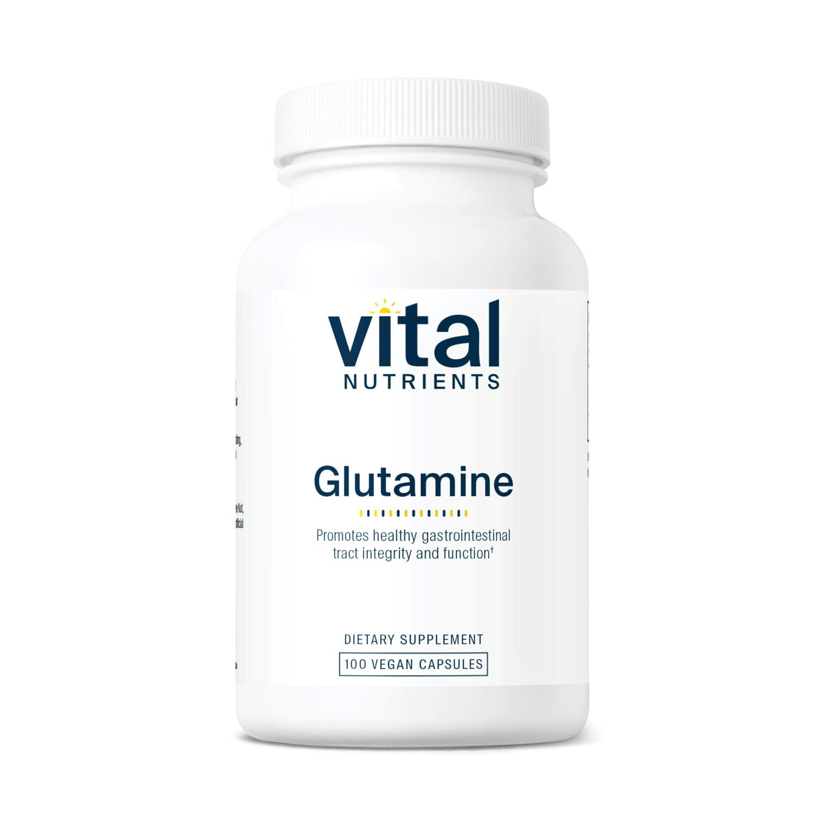 Vital Nutrients L-Glutamine Supplement 3400mg front view